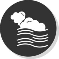 diseño de icono de vector de niebla