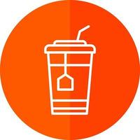 Ice Tea Vector Icon Design