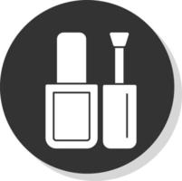 diseño de icono de vector de esmalte de uñas