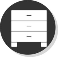 Filing Cabinet Vector Icon Design