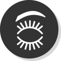 Eyelash Vector Icon Design