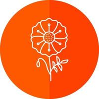 Poppy Vector Icon Design