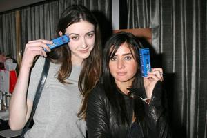 Madeline Zima  Pamela Adlon of CalifornicationRevitalashGBK Gifting SuiteThompson HotelBeverly Hills CAJanuary 11 20082008 photo