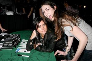 Madeline Zima  Pamela Adlon of CalifornicationWPTGBK Gifting SuiteThompson HotelBeverly Hills CAJanuary 11 20082008 photo