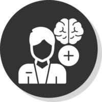 Psychiatrist Vector Icon Design