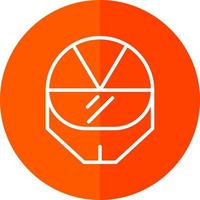 diseño de icono de vector de casco de carreras