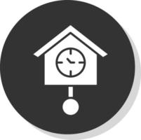 Cuckoo Clock Vector Icon Design