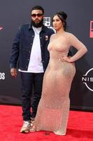 LOS ANGELES  JUN 26  Clarence White Queen Naija at the 2022 BET Awards at Microsoft Theater on June 26 2022 in Los Angeles CA photo