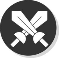 Swords Vector Icon Design