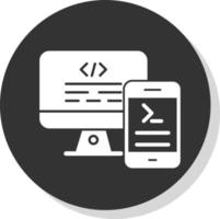 Code Terminal Vector Icon Design