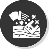 Water Pollution Vector Icon Design
