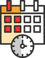 Schedule Vector Icon Design