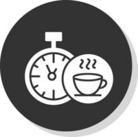 diseño de icono de vector de tiempo de té