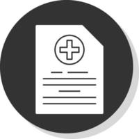 Medical File Vector Icon Design