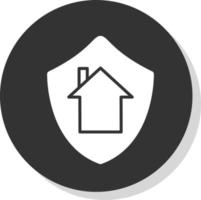 diseño de icono de vector de seguridad en el hogar