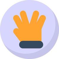 Hand Spock Vector Icon Design