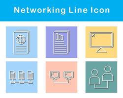 Networking Vector Icon Set