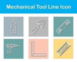 Mechanical Tool Vector Icon Set