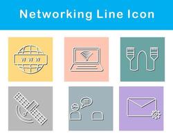 Networking Vector Icon Set