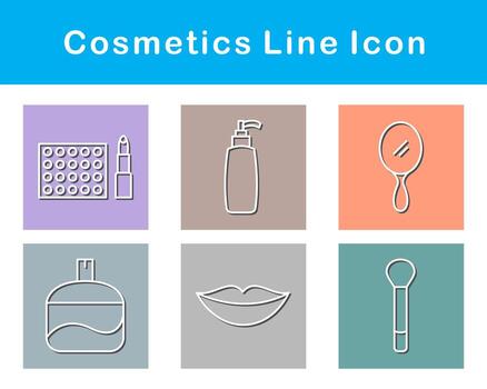 Cosmetics Vector Icon Set
