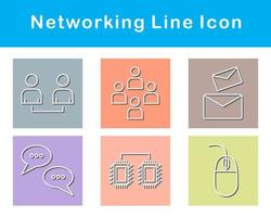 Networking Vector Icon Set