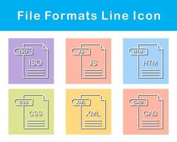 File Formats Vector Icon Set