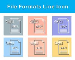 File Formats Vector Icon Set