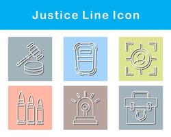 Justice Vector Icon Set