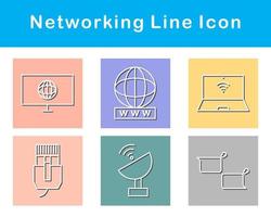 Networking Vector Icon Set