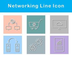 Networking Vector Icon Set