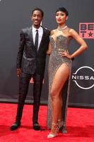 LOS ANGELES  JUN 26  Lemuel Plummer Janeisha John at the 2022 BET Awards at Microsoft Theater on June 26 2022 in Los Angeles CA photo