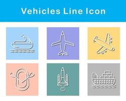 Vehicles Vector Icon Set