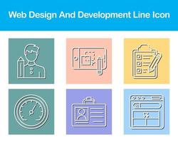 Web Design And Development Vector Icon Set