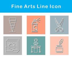 Fine Arts Vector Icon Set