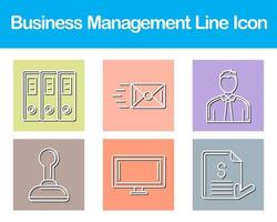 Business Management Vector Icon Set