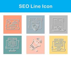 seo vector icono conjunto