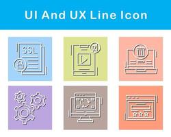 UI And UX Vector Icon Set