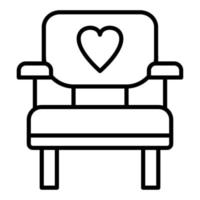 comodidad icono estilo vector