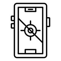 GPS Not Fixed Icon Style vector