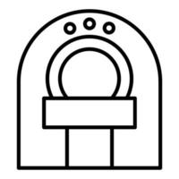 CT Scan Icon Style vector