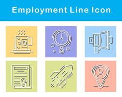 Employment Vector Icon Set