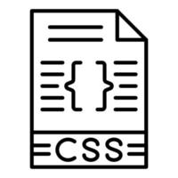 CSS Icon Style vector