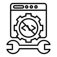 No Code Tool Icon Style vector