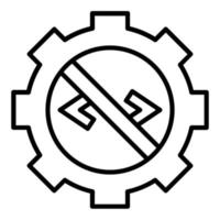 No Code Icon Style vector