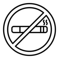 No Smoking Icon Style vector