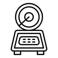 Friability Tester Icon Style vector