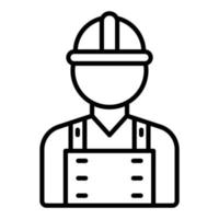 Architect Male Icon Style vector