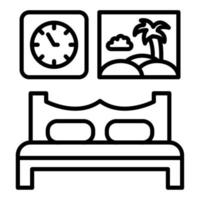 Bedroom Icon Style vector