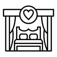 Honeymoon Icon Style vector