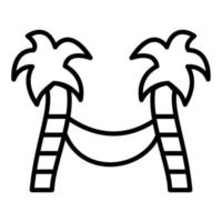 Hammock Icon Style vector